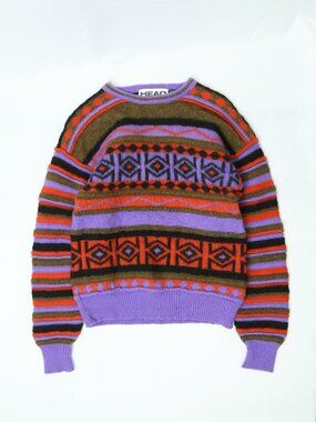 Men's HEAD Sportswear Multicolour Knit Sweater Size XL